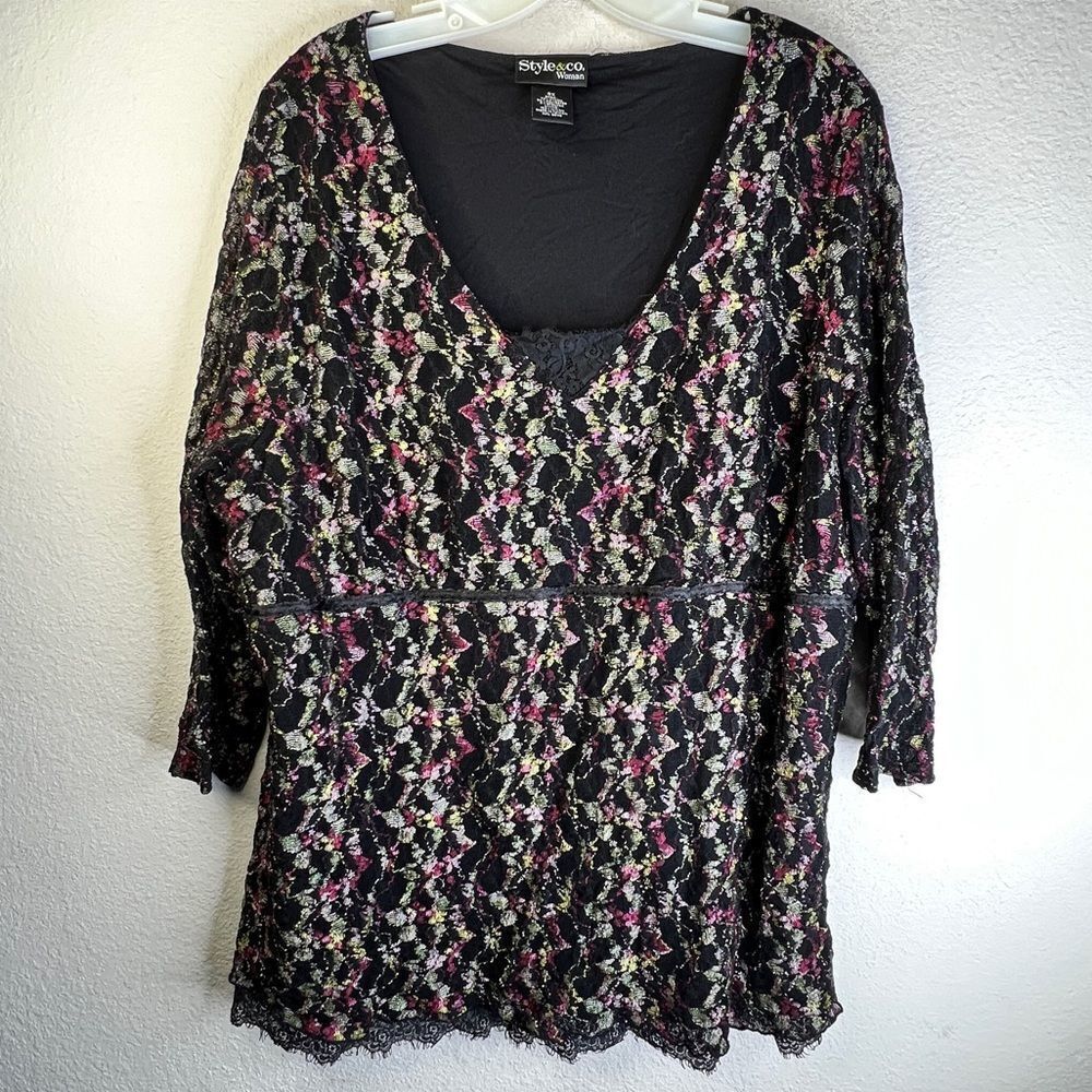 Style & Co. Woman Top - Picture 3 of 6